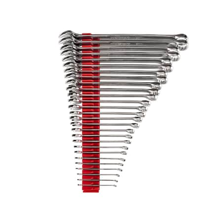 Tekton Combination Wrench Set with Modular Wrench Organizer, 27-Piece (6 - 32 mm) WCB95203